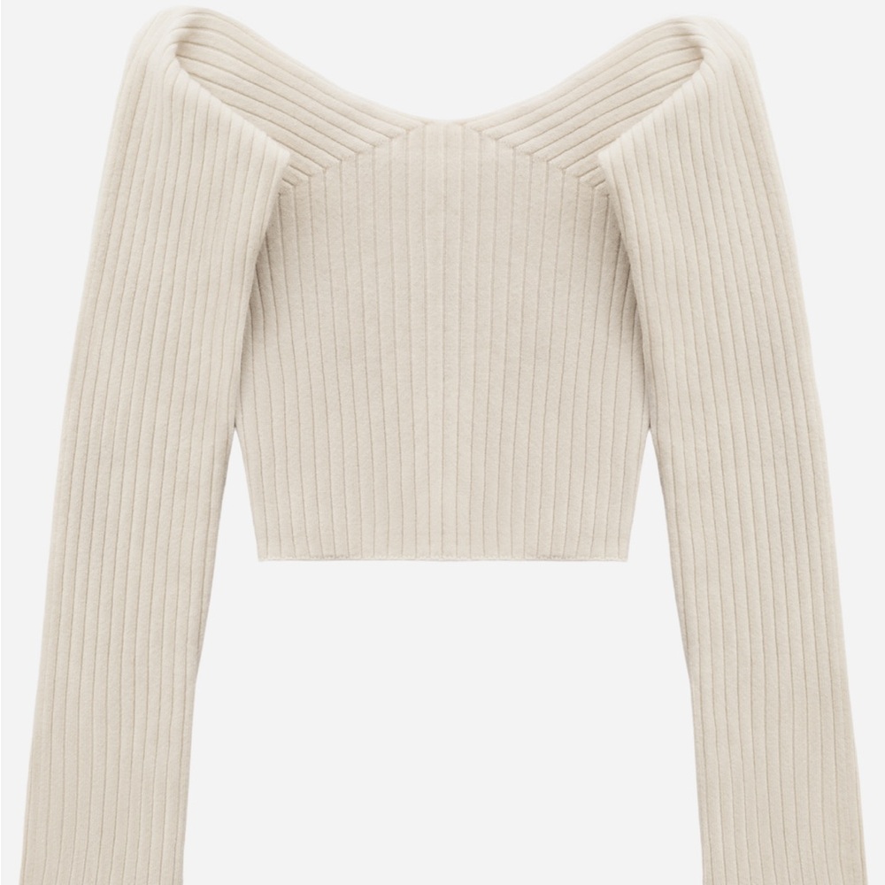 Axel Arigato Tune Rib Crop Top